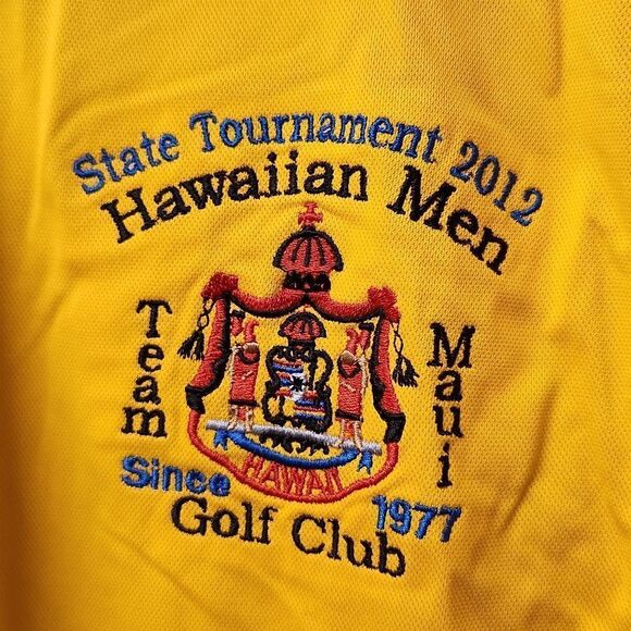 Hawaiian Men Golf Club State Tournament 2012 Polo Shirt XL - Picture 2 of 6